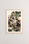 Wallity Nwyearsngmdl3 Pintura Decorativa Enmarcada 33 x 48 cm con Marco de Madera Maciza y Papel Fotográfico